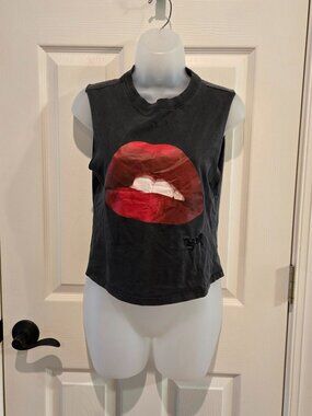 Ksubi Talkback Tank Top Charcoal Size Small